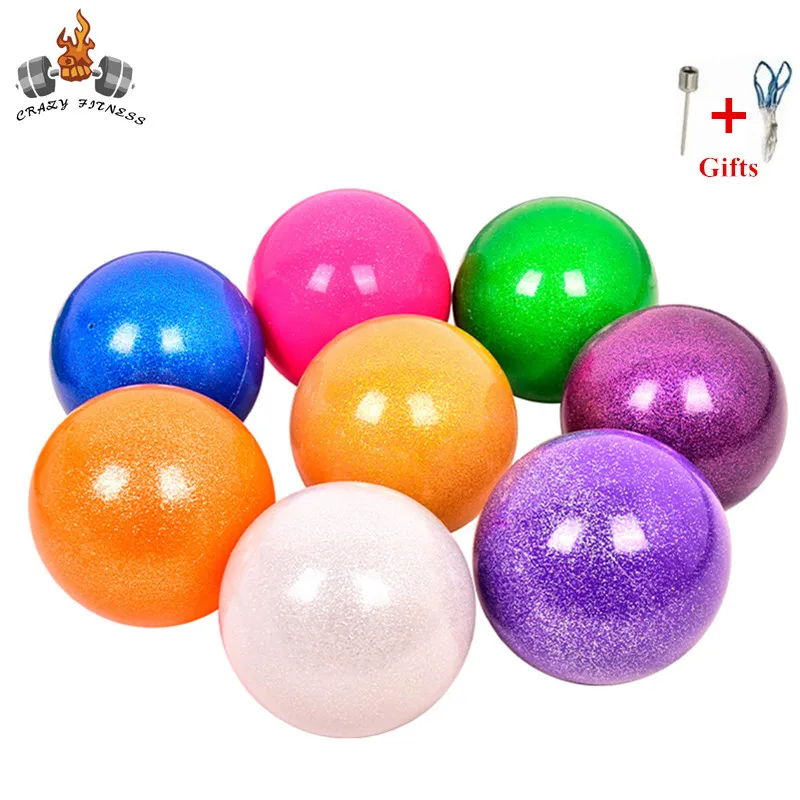 15/18cm Explosion-Proof Girl Gymnastics Ball Training for Kids Dance Practice Exercise Competition Rhythmic Gymnastics Ball