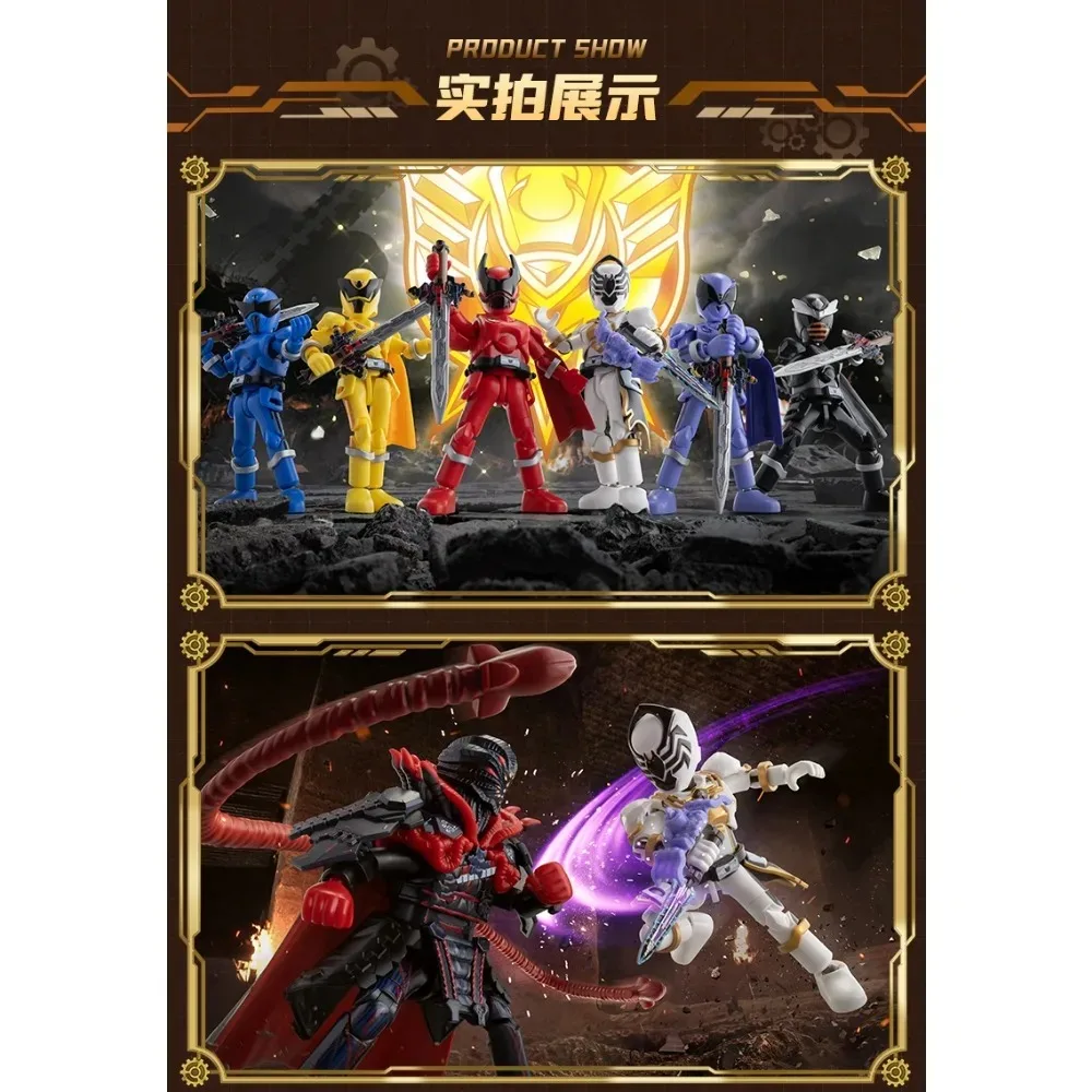

In Stock Blokees Super Sentai GV01 Ohsama Sentai King-Ohger Kuwagata Tombo Kamakiri Ohger Assembled Movable Toys Not Repeated