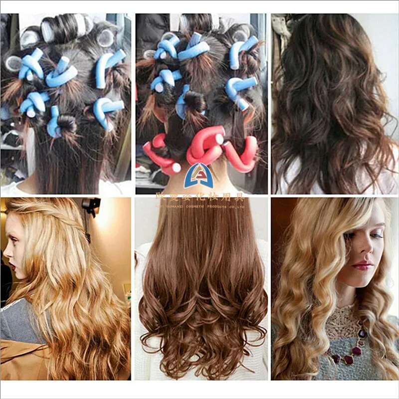 

10/20pcs of random color hair curlers, lazy person's sleep-time hair setting curlers, multi-functional heat insulation curlers