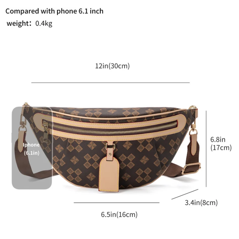 Summer New Large Capacity Portable Travel Women's Bag Fashionable Commuting Versatile Shoulder Bag Luxury Pattern Underarm Bag