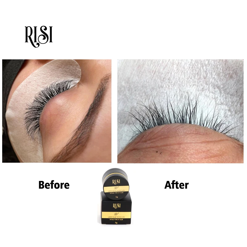 Free UV Lash Remover Eyelash Glue Remover Non Stimulation Quick Removing  Eyelash Extensions Tools Lash Glue Remover Cream