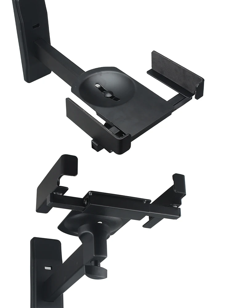 Speaker wall bracket tray with adjustable angles up, down, left, right, and speaker support HIFI surround recording desk speaker