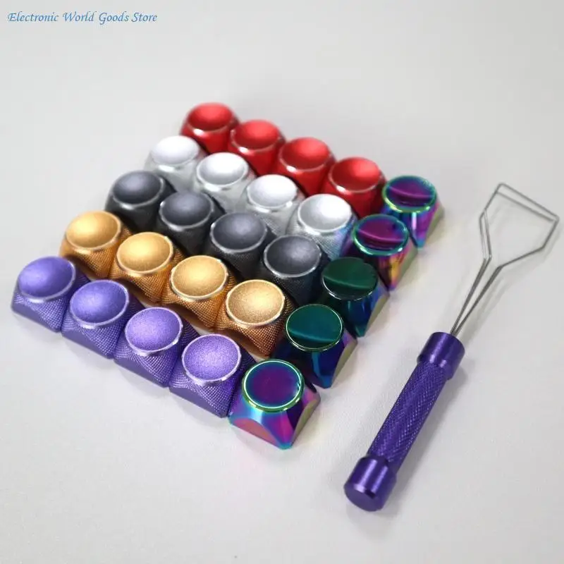 A3PD 5-Key Keycap Set Aluminium Alloy for Key Caps ESC & Direction Keycaps ESC for Ar
