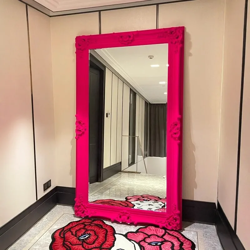 Standing Modern Mirror Moving Full Body Living Room Girls Bedroom Long Bathroom Luxury Mirror Funky Espelhos Home Decorations