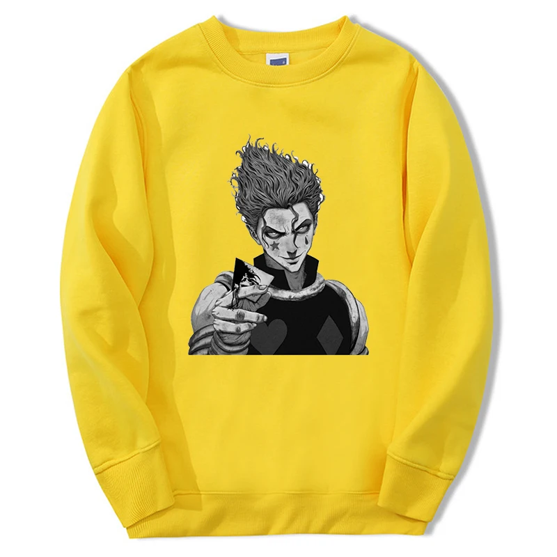 Hunter X Hunter Sweatshirt Hoodies Mens Japan Anime Killua Zoldyck Hisoka Streetwear Oversize Crewneck Harajuku Sportswear