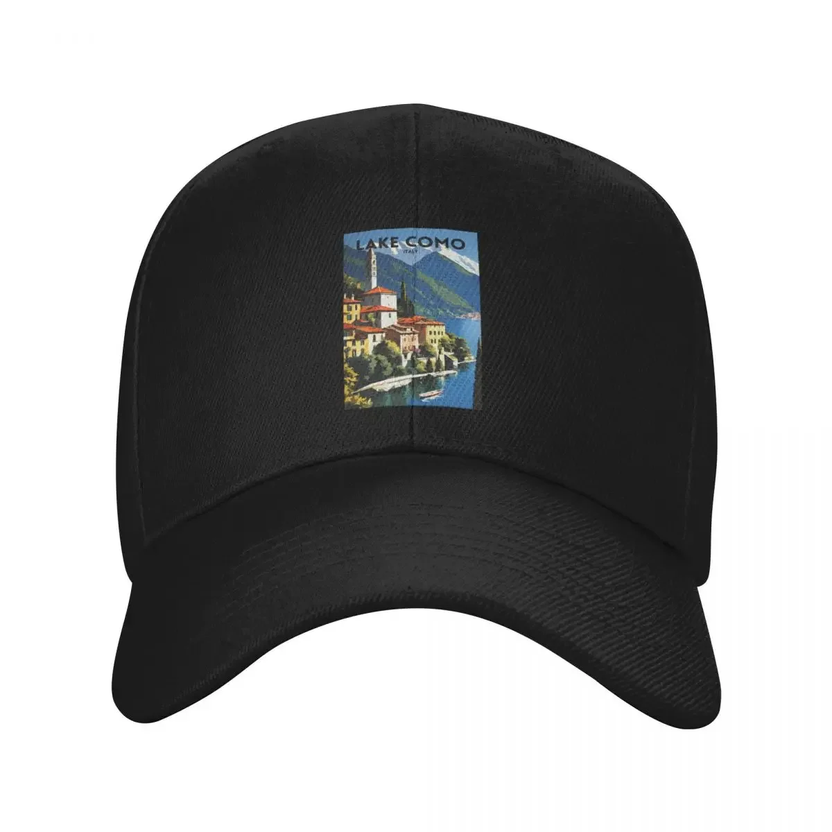 Lake Como Italy Traditional Travel Poster Baseball Cap hiking hat Anime Fashion Beach hats for men Caps Women Men's