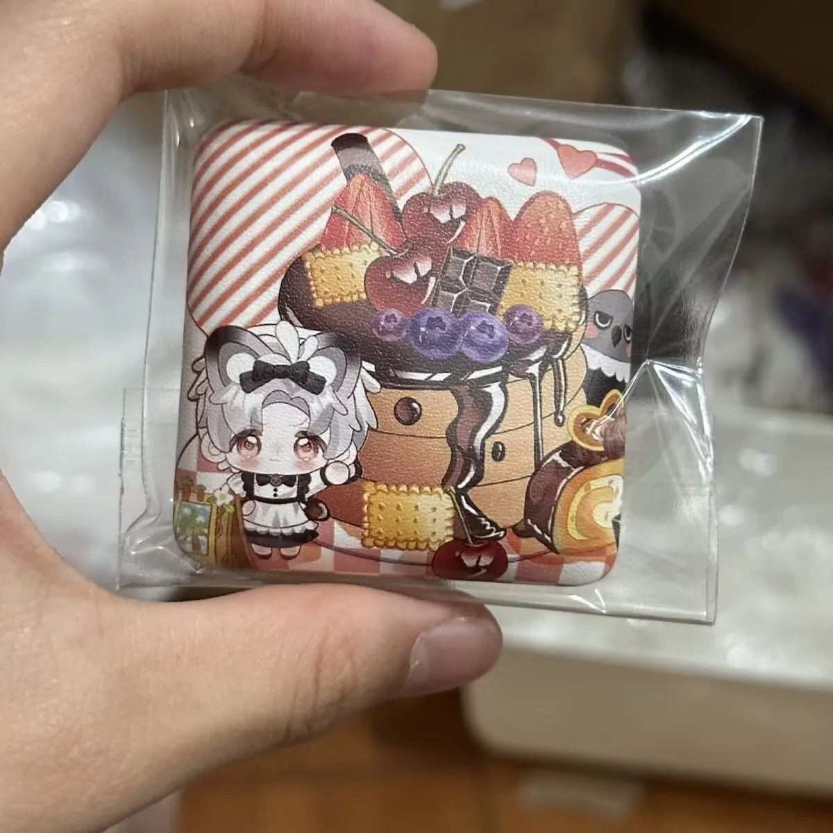 Оригинальный веерочный товары «Любовь и глубокий космос», авторизованный художник из искусственной кожи Fangfangba Ji, брошь со значком 50 × 50 мм, Стилус, Рафейль, Калеб