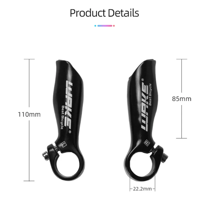 1 Pair Mountain Bicycle Barend Handlebar MTB Bar End Wear-resistant Handlebar Cover Handle Cycling Accessories