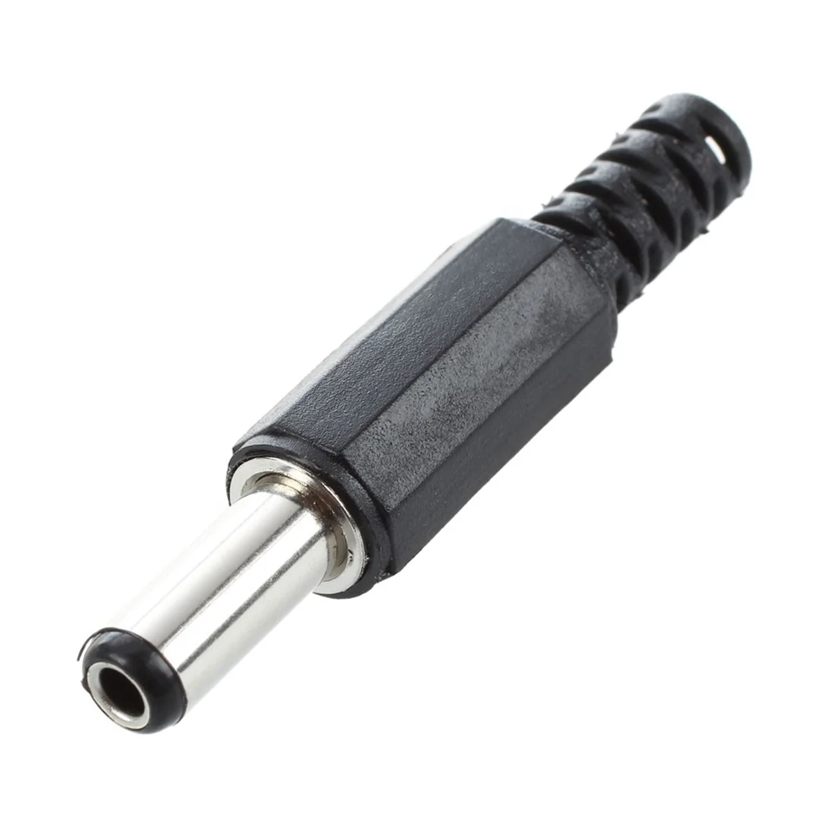 QWE-80 Pcs Black 2.5Mm X 5.5Mm DC Power Male Plug Jack Adapter