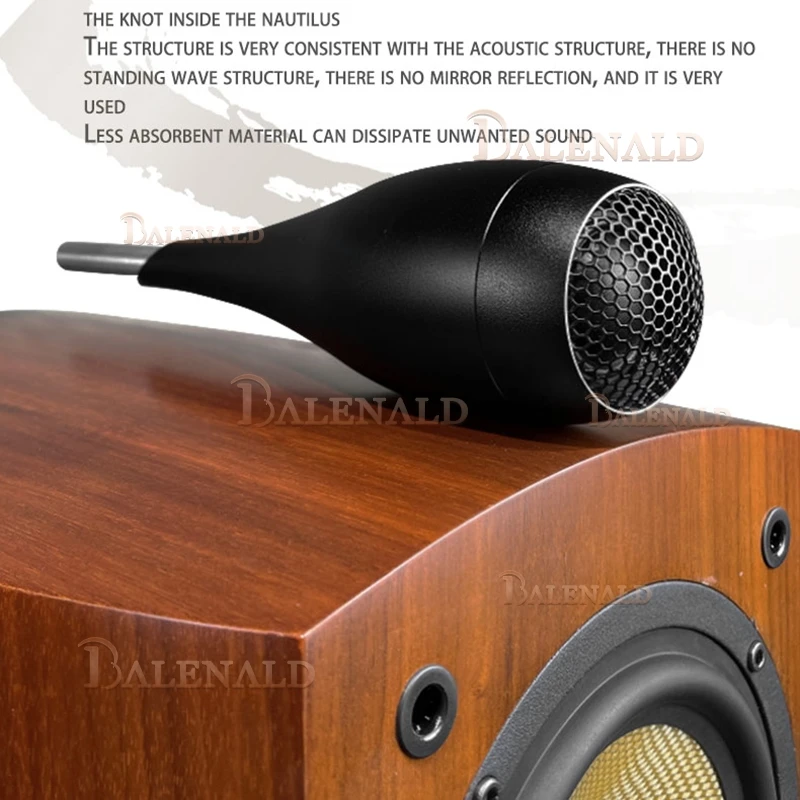 

Home Theater System Nautilus 5.5-inch Passive Bookshelf Box Hifi Audiophile Speaker Home High-fidelity Audio