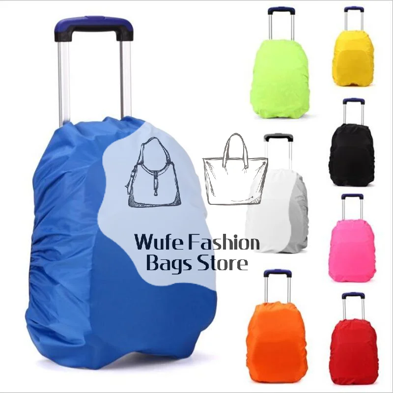 Kids Trolley Backpack Waterproof Rain Cover Durable Anti-Dust Universal Size for Children School Trip Hiking Luggage Use