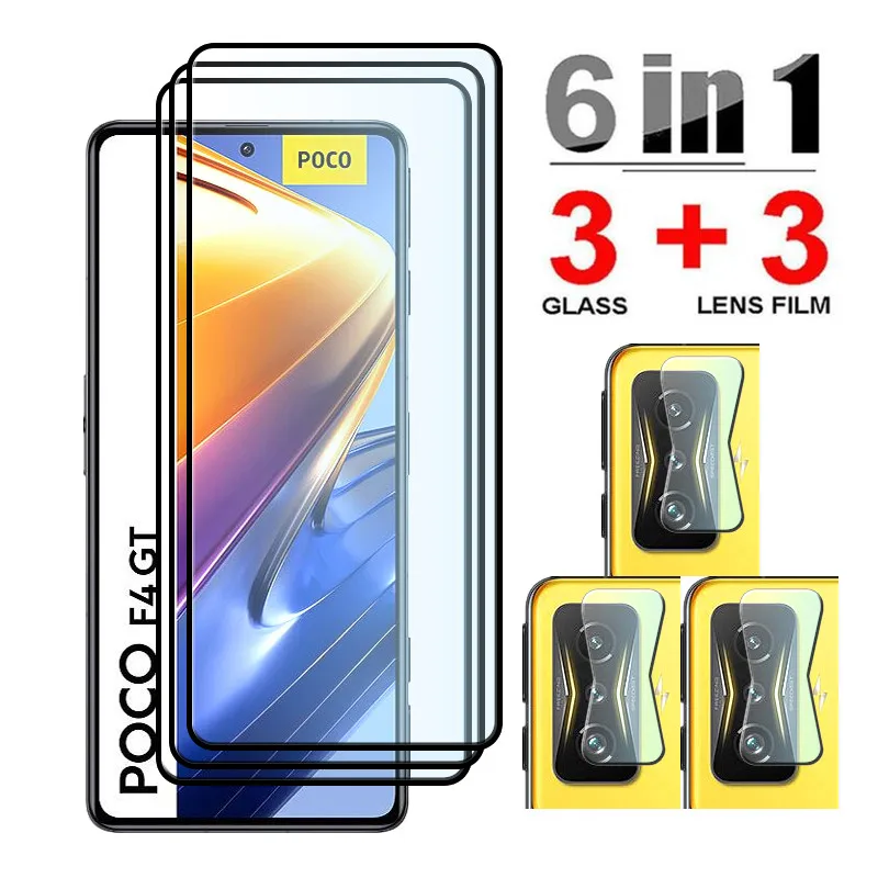 New Screen Glass For Redmi K50Gaming For Poco F4 GT Tempered Glass 9H Front Screen Film For Redmi K50 Gaming Soft Camera film