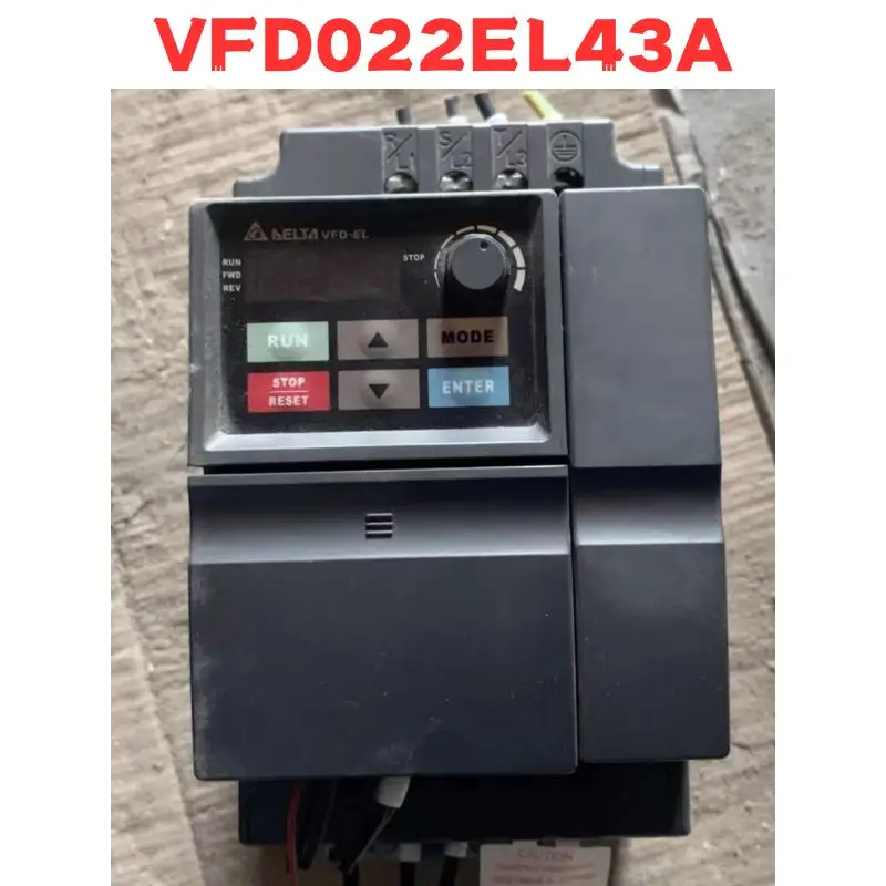 Second-hand VFD022EL43A Inverter Tested OK