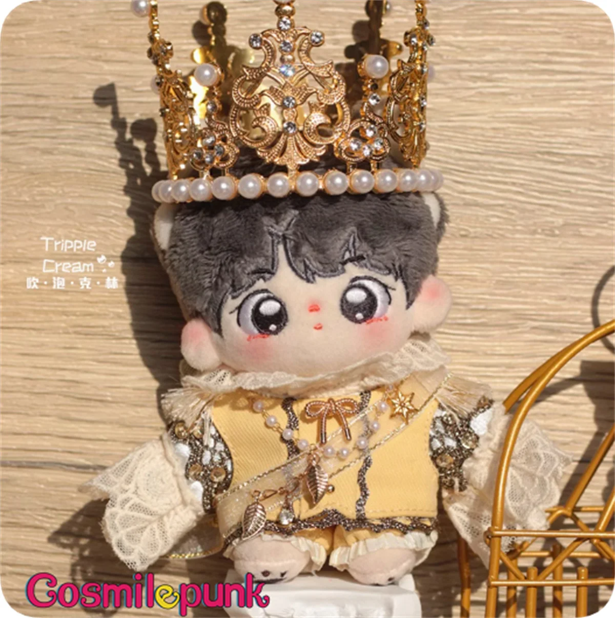 Anime Original King Set For 10cm Doll Toy Clothes Costume Outfit Crown Cute Cosplay Props Lovely