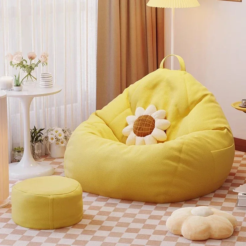 Sofa Seating Room Adult Bean Bag Fluffy Chair Sofy Do Salon Relaxation Armchair Plushies Furniture Living Modular Floor Bags