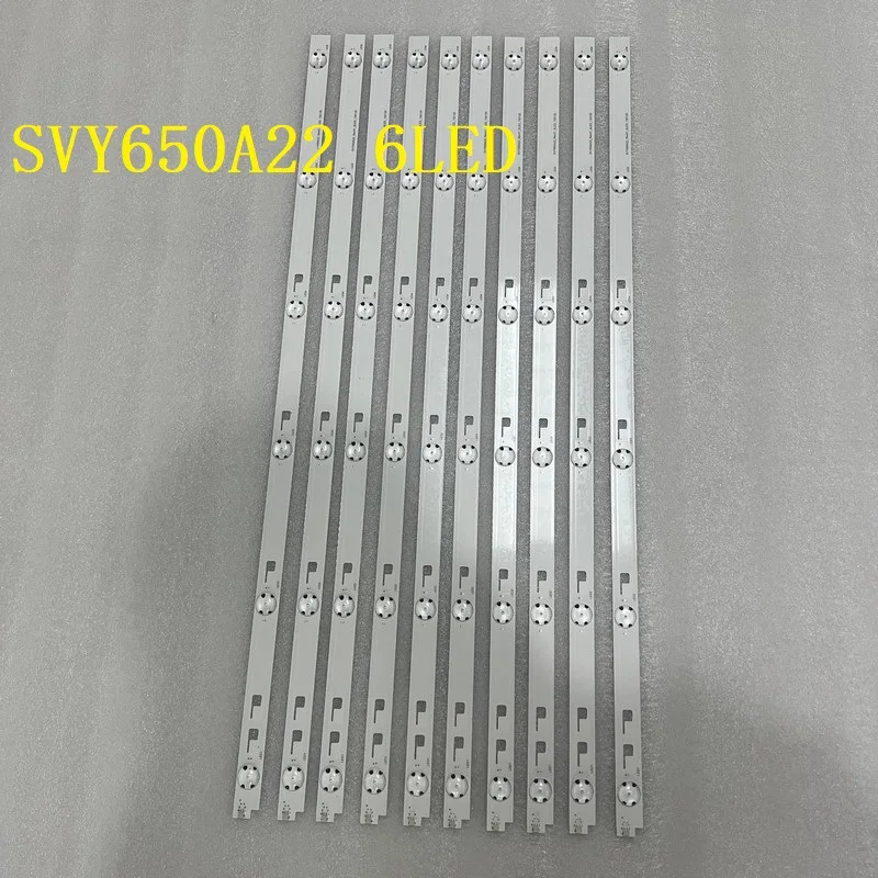 LED backlight Strips 6LED For SONY XBR-65X810C XBR65X810C KD-65X8000C SVY650A22 6LED LC650EQL SH A1