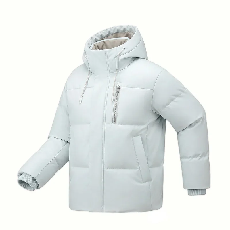 Chaquetas de plumón para hombre, con capucha, de estilo informal, ideales para senderismo en invierno, para actividades al aire libre, con forro grueso y cálido, para acampar, de diseño moderno y cómodas, ropa de hombre, nuevo estilo.