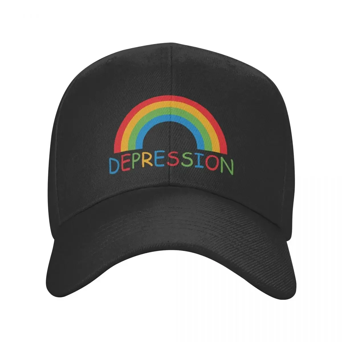 Sad Rainbow Baseball Cap Rugby custom Hat Women Beach Fashion Men's