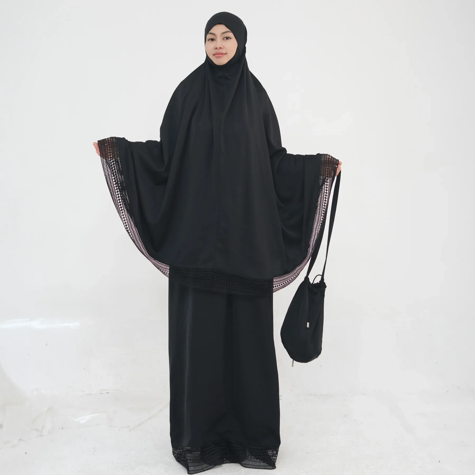 

Ramadan Muslim Prayer Dress Hijab Khimar Skirt Set Eid Djellaba Jalabiya Turkey Kaftan Dubai Abaya Islam Clothing Arabic Robe