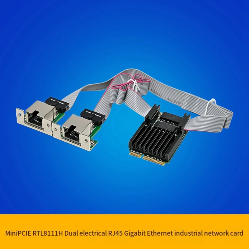 Gigabit Network Card Dual RJ45 Port Gigabit Server NIC Adapter 10/100/1000Mbps Ethernet NIC For PC