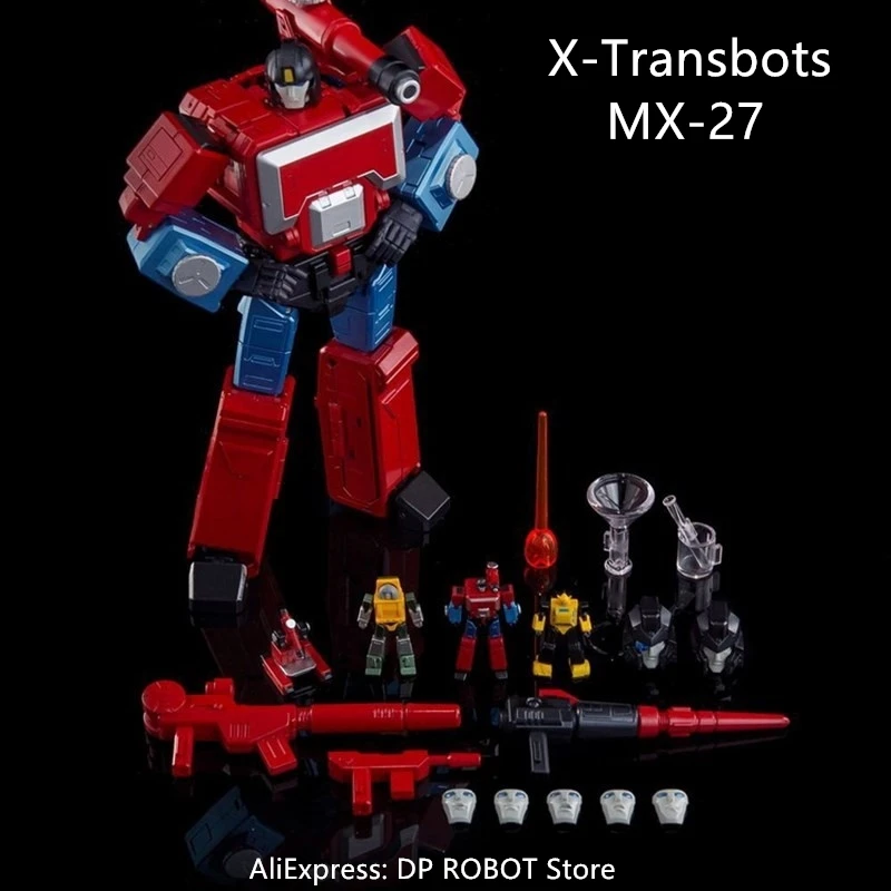 【In Stock】X-Transbots Transformation MX-27 MX27 Janssen Perceptor MP Scale 3rd Party Toy Action Figure Microscope With Box