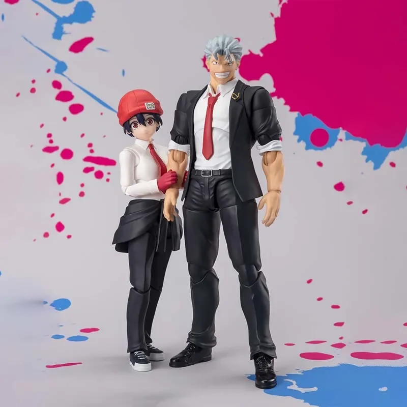 

In Stock Bandai S.H.Figuarts SHF Undead Unluck Anime Figur Andy Unluck Izumo Fuko Anime Action Figure Model Toy Collection Gift