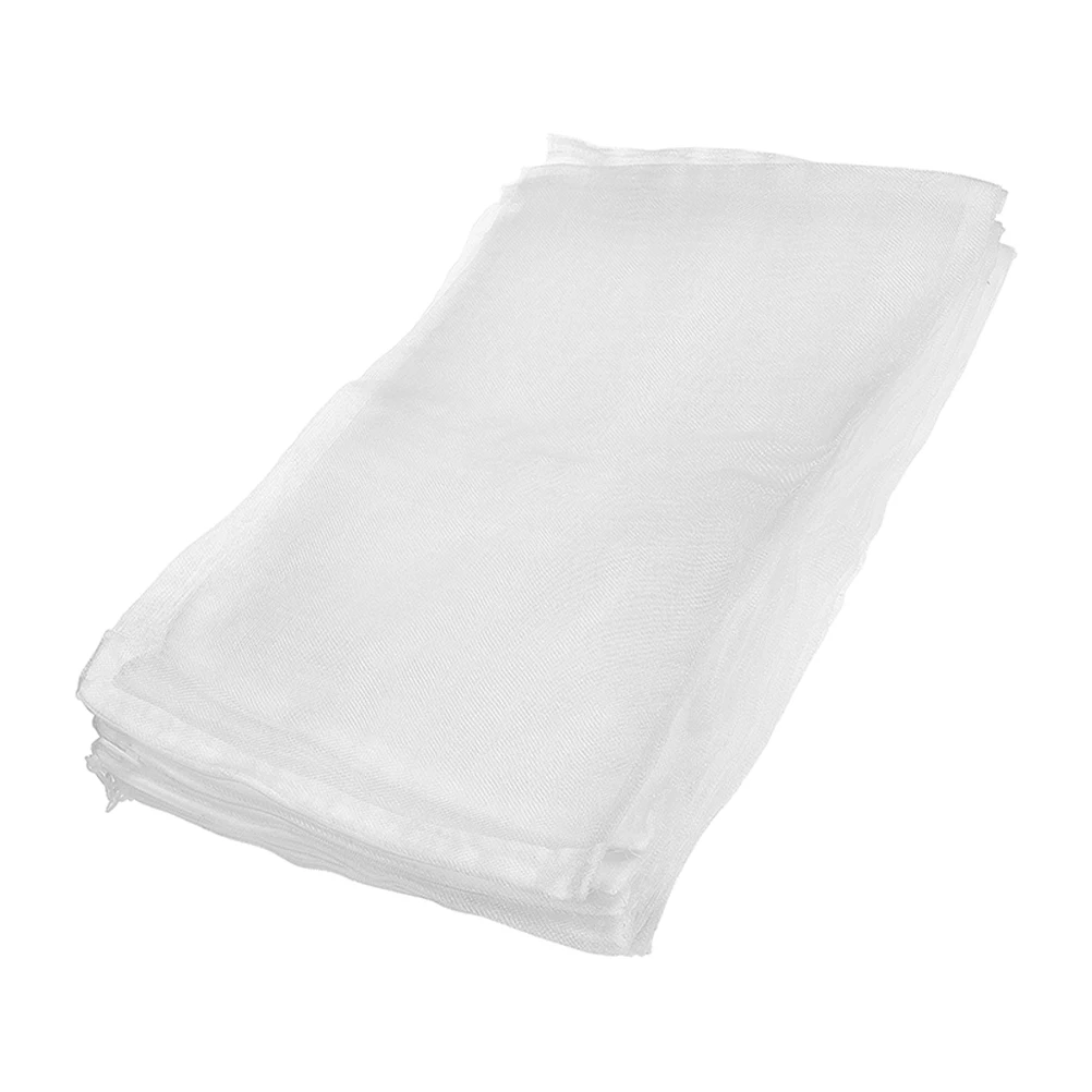 

10pcs Filter Bags 30X40 Zipper Mesh Reusable Aquarium Fish Tank Nylon Material Filtration Device Pet Supplies