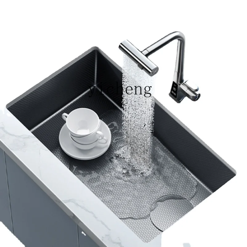 XL Sink Large Single Sink 304 Stainless Steel Kitchen Bowl for Hand-Washing Sink Drop-in Sink Washing Basin