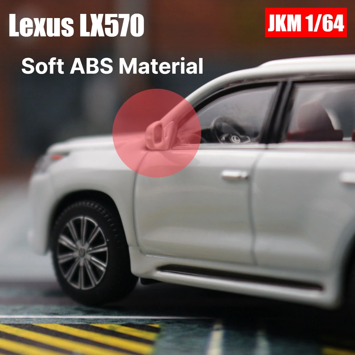 1:64 Lexus LX570 Miniature Model JKM 1/64 Premium SUV Toy Car Vehicle Free Wheels Diecast Zinc Alloy Metal Collection Gift