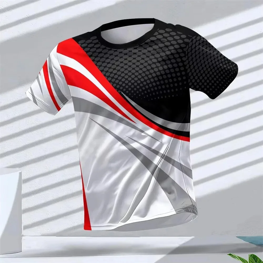 2026 Sommer 3D-gedrucktes, schnelltrocknendes, atmungsaktives Sport-T-Shirt für Herren und Damen – Outdoor, Streetwear, Freizeit, Team, Fitness, Eltern-Kind-Kleidung – Detail 17