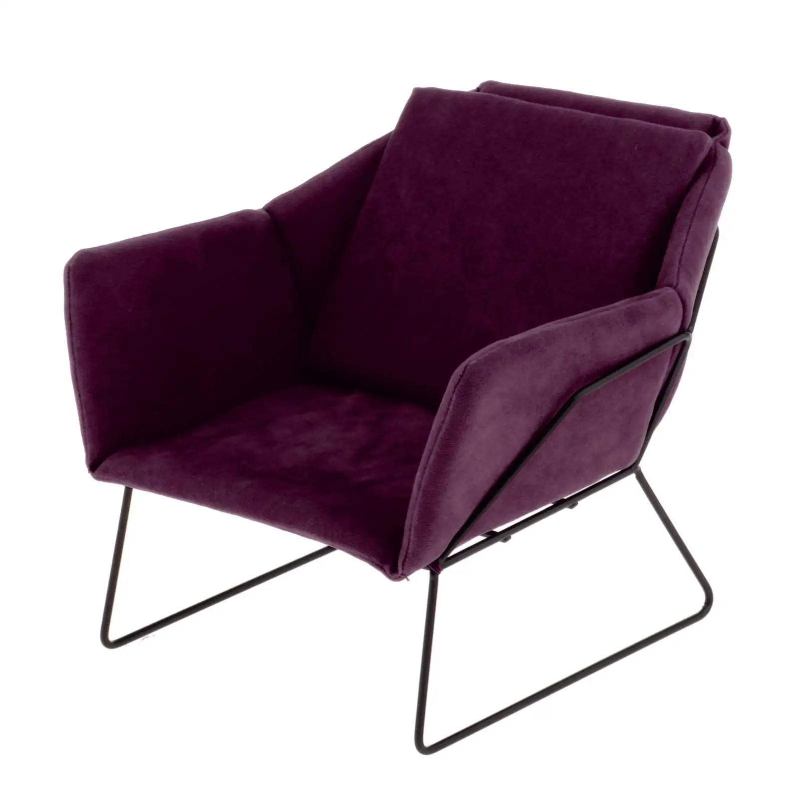 

1:6 Dollhouse Single Sofa Couch Miniature Living Room Furniture Kid Pretend Play