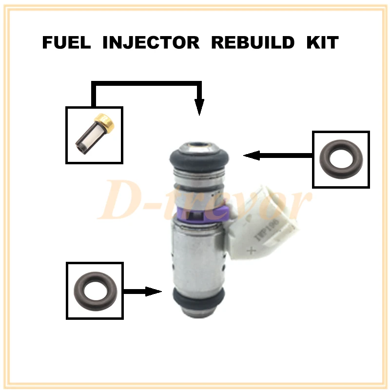 Fuel injector nozzle repair kit for VW Seat Skoda Polo Lupo Fabia Leon Golf 1.4 IWP-196 IWP196