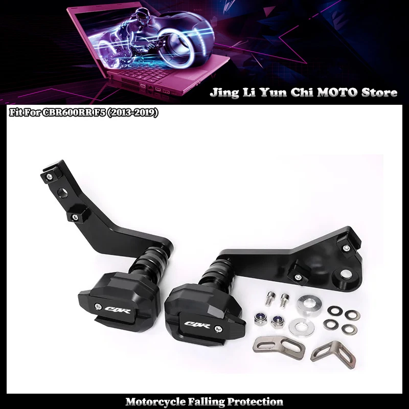 

Motorcycle Falling Protection Frame Slider Fairing Guard Crash Pad Protector Fit For HONDA CBR 600RR CBR600RR F5 2013-2019 2018