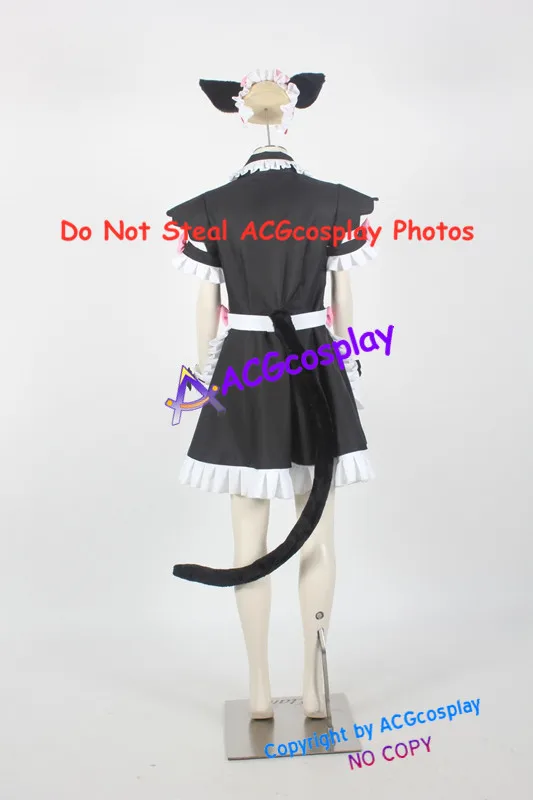 Neko Para Chocola Cosplay Costume acgcosplay include headgear and stockings