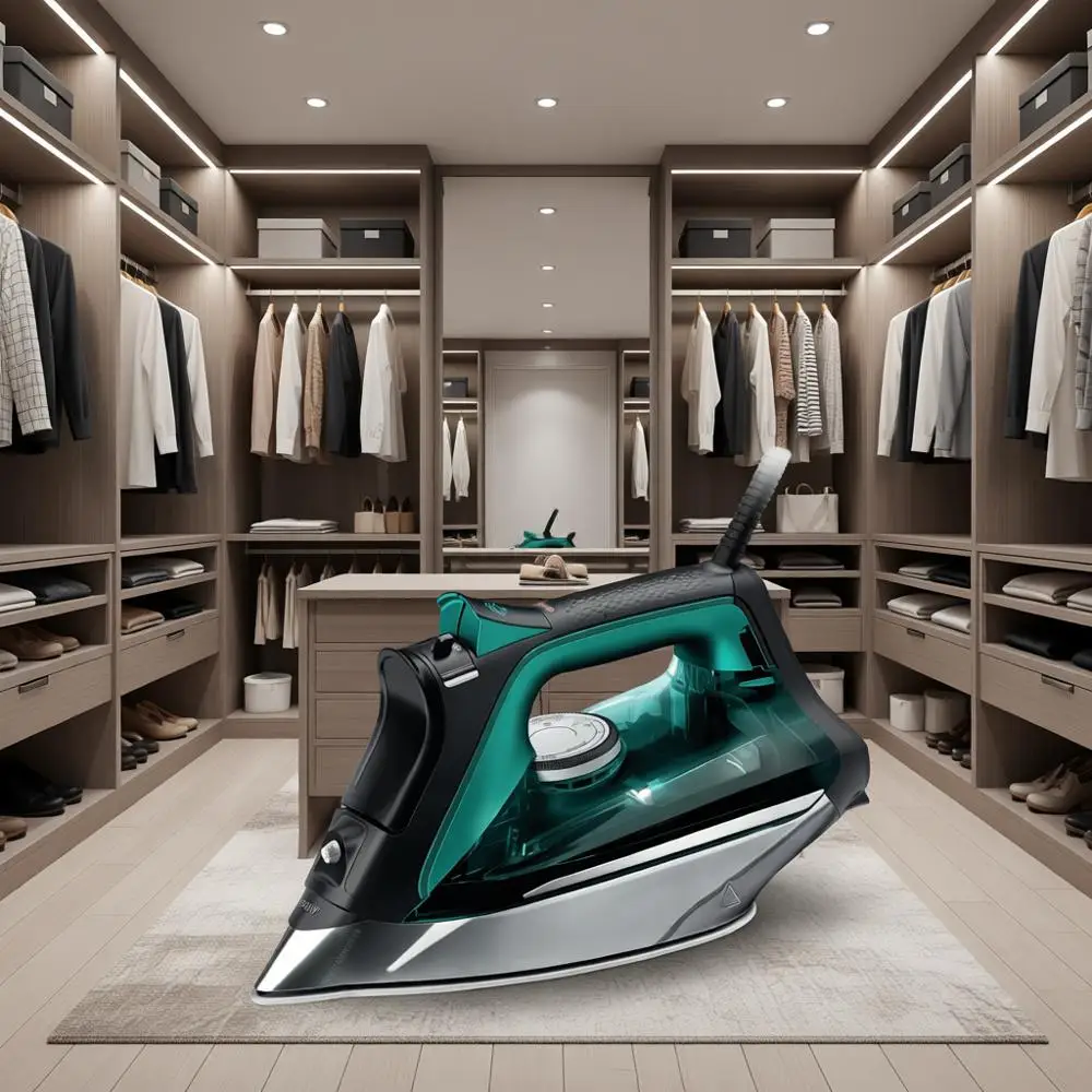 

Паровой утюг с подошвой из нержавеющей стали, 210 г/мин, 400 микроперфорированных отверстий, для хлопка, шерсти, полиэстера, шелка, льна, нейлона, 1775 Вт, модель S