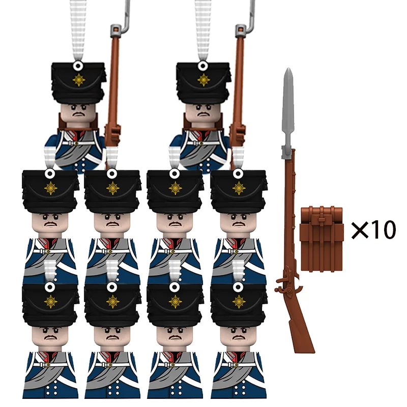 نابليون الحروب الشخصيات العسكرية جنود الجيش الأسلحة دعوى الجسيمات الصغيرة اللبنات الأطفال لتقوم بها بنفسك لعب الأولاد الهدايا