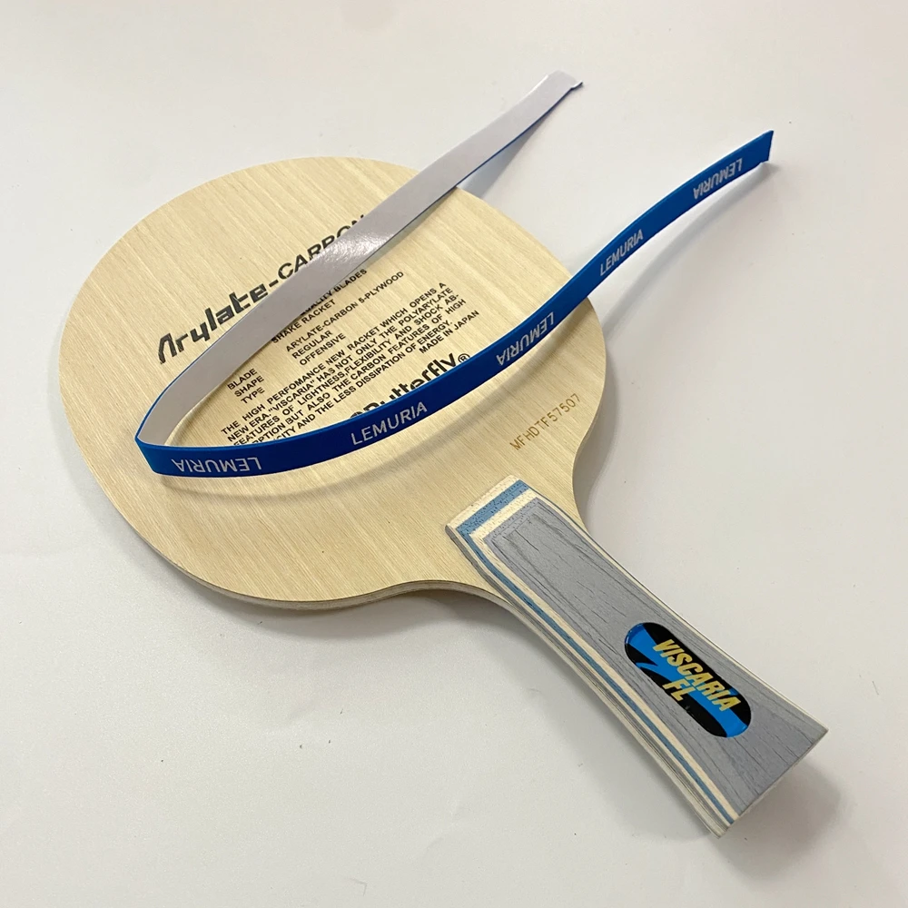 Professionelle Tischtennisschläger aus Kohlefaser, klassische Strukturen, 5-lagiges Holz plus 2 Schichten AL Carbon Piong Pong Bat für Schläger