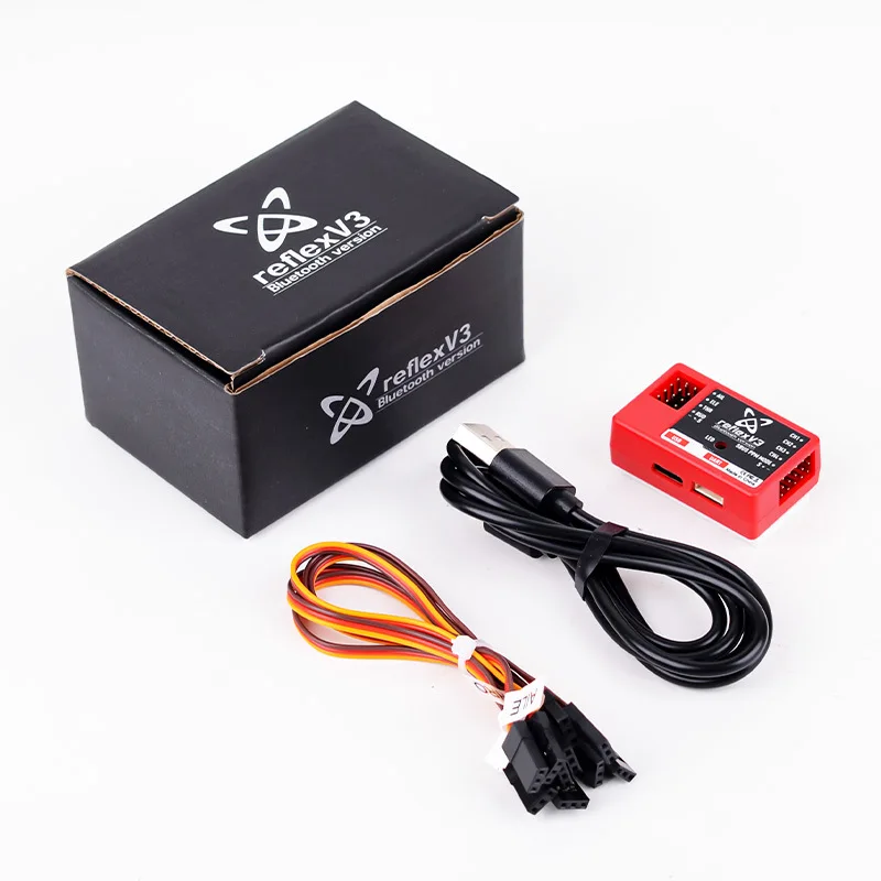 

FMS Reflex V3 Pro 6-осевой гироскоп-стабилизатор, контроллер полета, пульт дистанционного управления, радиоуправляемый самолет Warbird, фиксированный гироскоп, аксессуары для дронов