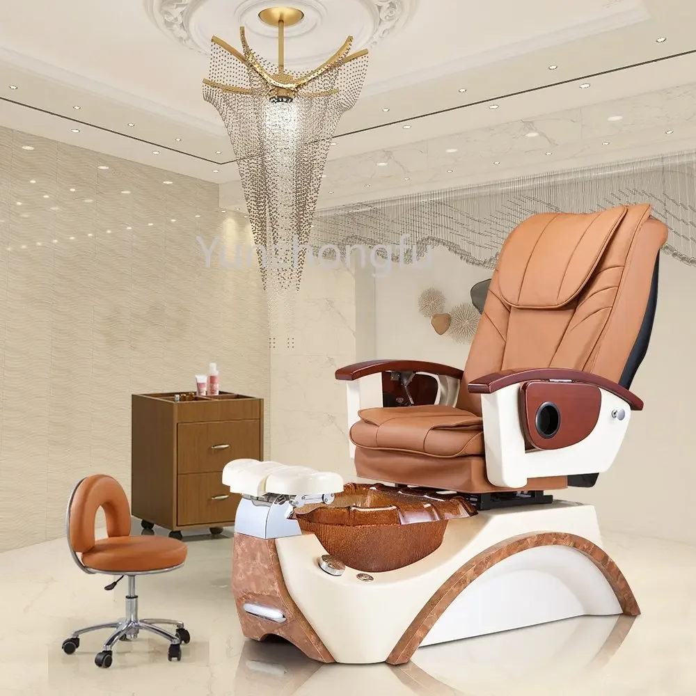 Professional Cheap Price Modern Luxury Beauty Nail Salon Furniture Pipeless Whirlpool Foot Spa Massage Pedicure Chair