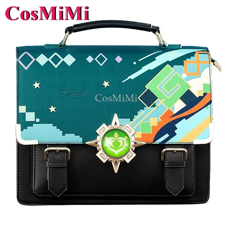 CosMiMi Game Genshin Impact Kinich Cosplay Theme Impression Pack Daily Preppy Commuter Backpack Messenger Bag Lovely Itabag New