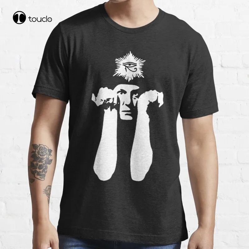 

Aleister Crowley T-Shirt Cotton Tee Shirt Unisex Custom Aldult Teen Unisex Digital Printing Tee Shirts Fashion Tshirt Summer