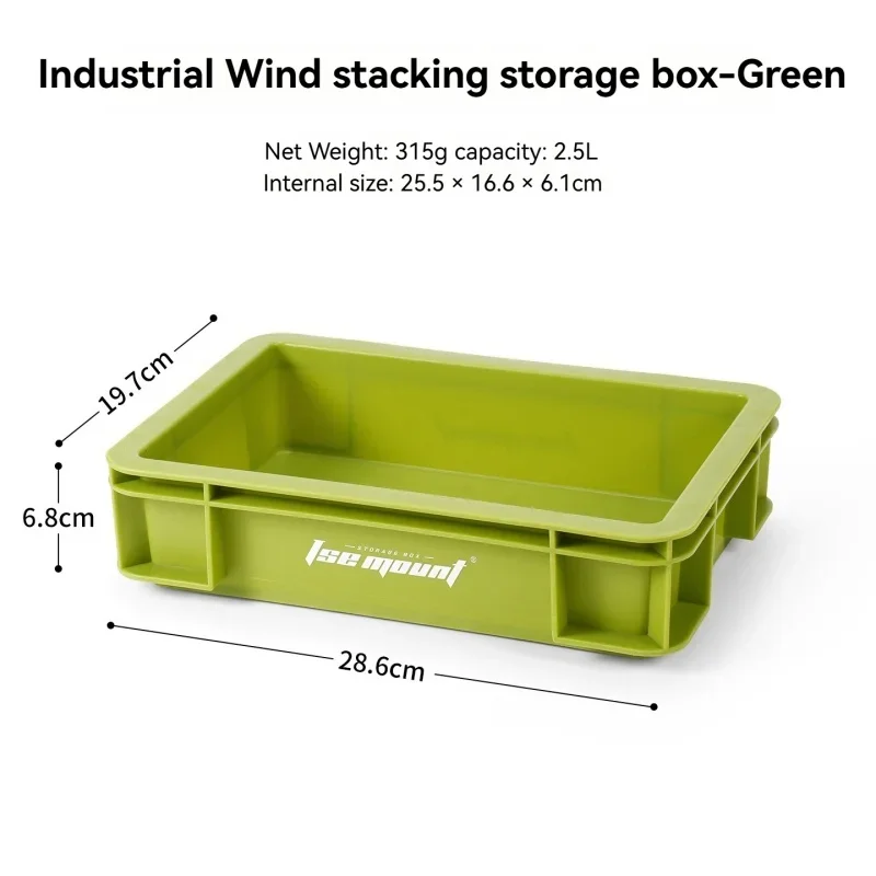Multi-purpose Utility Crate Portable Stackable Organizer Outdoor Camping Storage Box With Lid Dustproof Gear Container For Car - Image 6