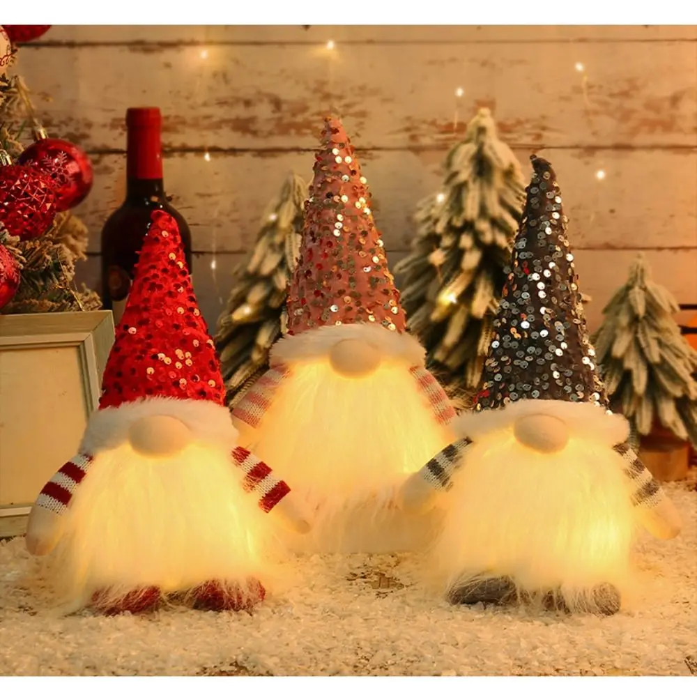 New Sled Faceless Dwarf Doll Elf 2024 Christmas Glowing Dwar