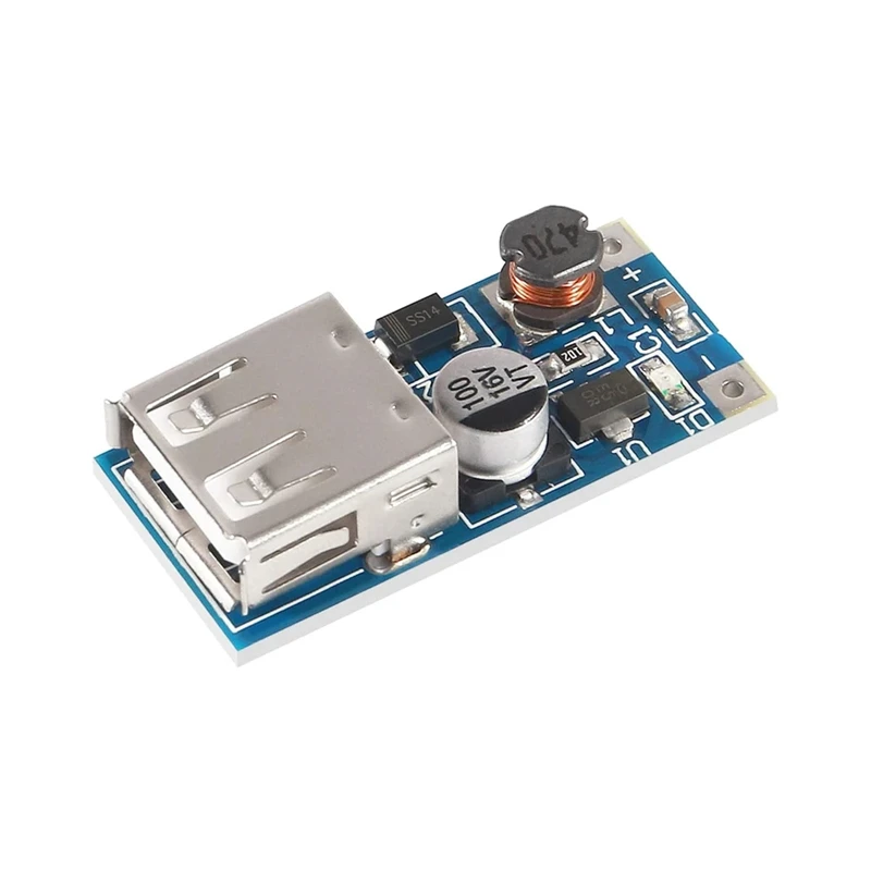 DC-DC boost module (0.9V~5V) boosts 5V 600MA USB circuit board mobile power supply