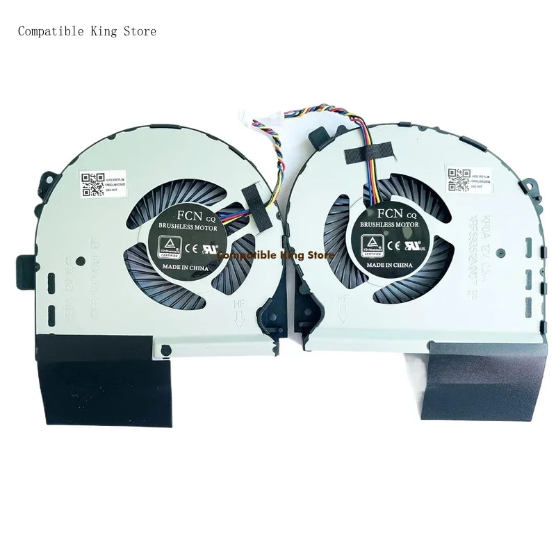 X CPU GPU Cooling Fan Replacement for ASUS ROG Strix GL703 GL703GS GL703GM GL703GS-DS74 GL703GM-DS74 GL703GM-NS73 Series 12V