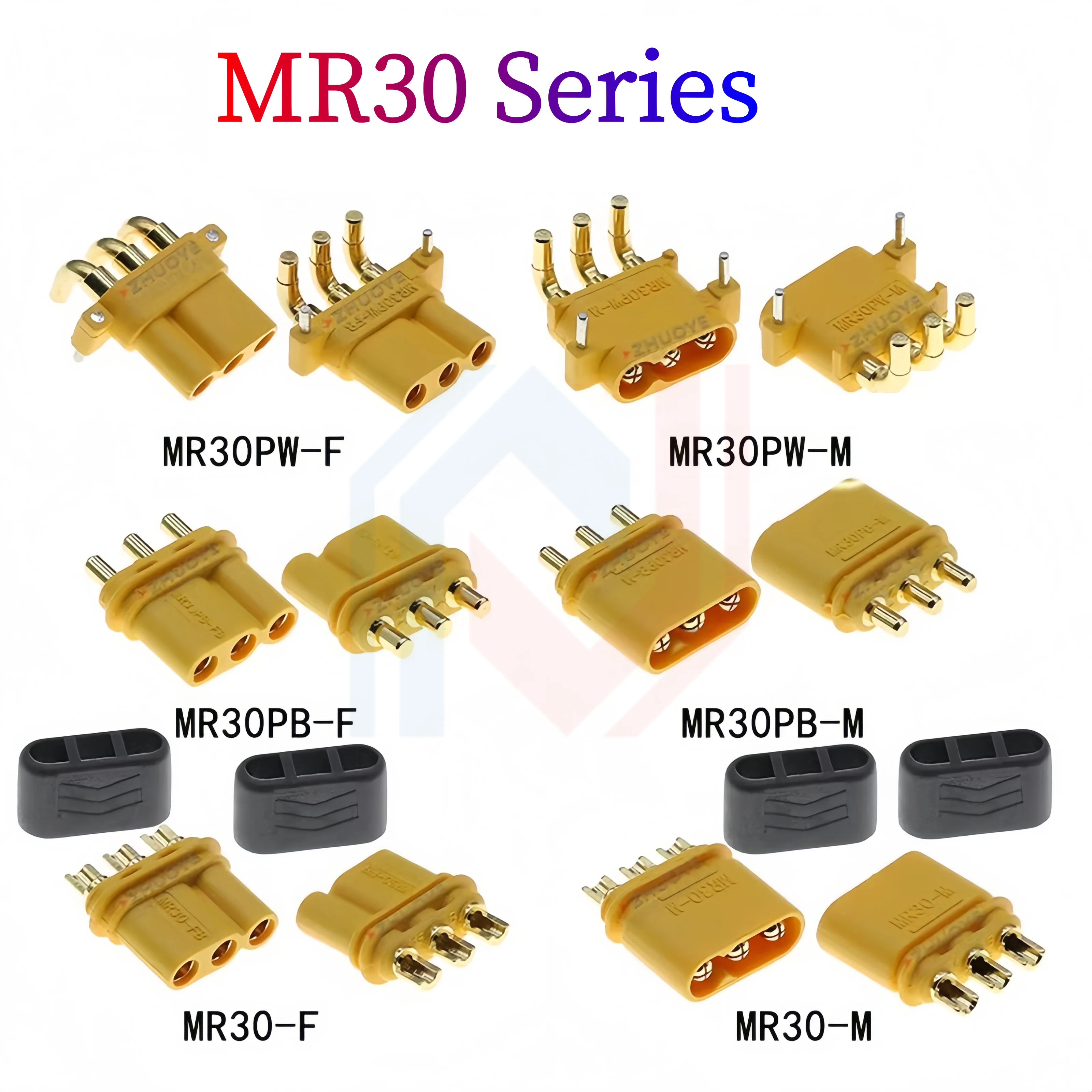 

MR30 Male Female DC Motor Plug Three Hole Connector MR30-M / MR30-FB / MR30PB-M / MR30PB-FB / MR30PW-M / MR30PW-FB