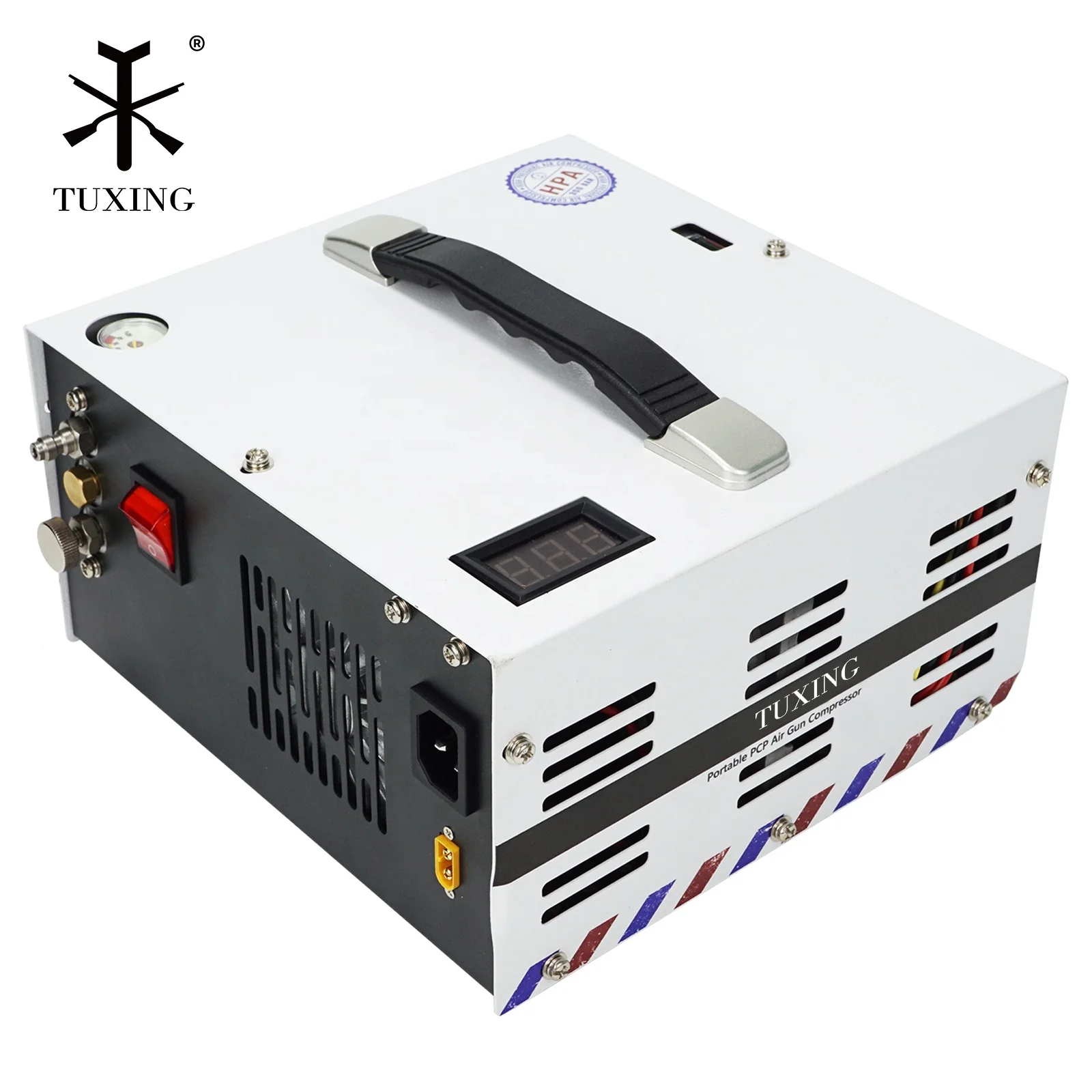 Hot Sale Safety  220V/110V 12V 4500psi/300bar Convenience Household    Air Compressor For Air Tank