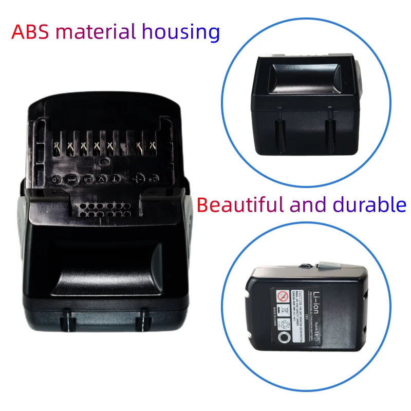 18V 6.0Ah 8.0Ah 10.0Ah Li-ion Battery For Hitachi  Cordless Power Tools BSL1850 BSL1860 BCL1815 EBM1830 BSL1840 330139