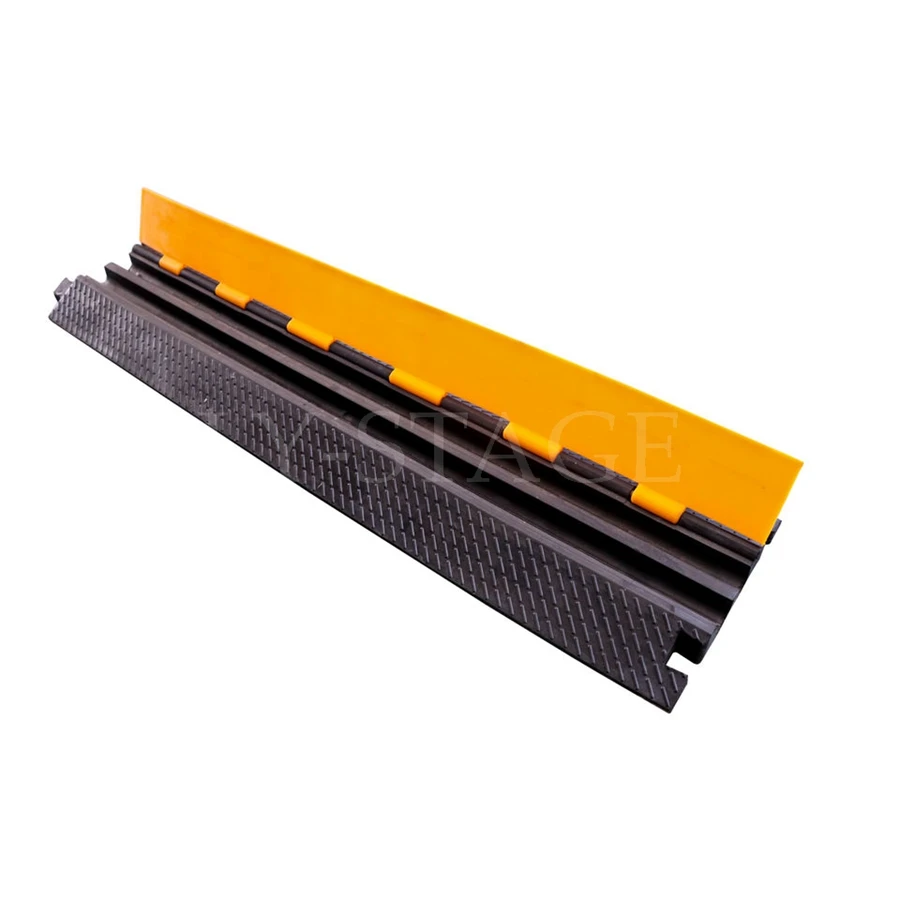 

3 Channel Heavy Duty Pvc Ramp Rubber Cable Cross Protector