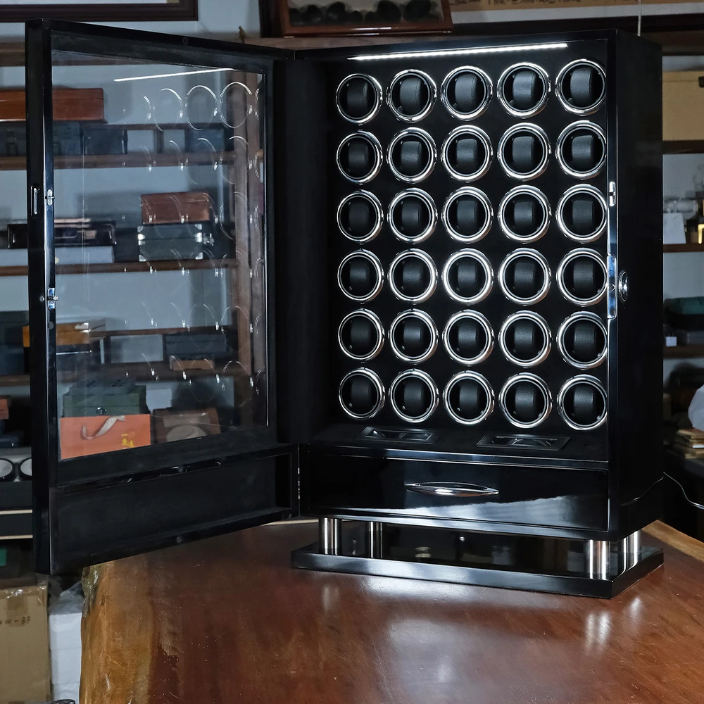 Watch Winder Mechanical Watch, Self Swinging Device, Rotating Device, Fingerprint Unlocking, Automatic Winding Device, Watch Box